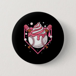 Ice Cream Drip Bysebyll Stuff Shirt Stuff Bysebyll 2 Inch Round Button