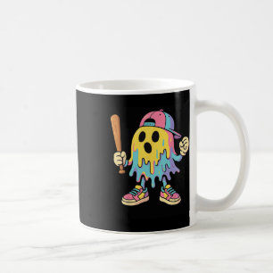 Ice Cream Drip Colourful Ghost Sell Spots Hallowee Coffee Mug