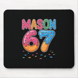 Ice Cream Drip Mason Six Seven 6 7 Gen Alpha Slang Mouse Pad
