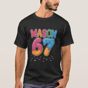 Ice Cream Drip Mason Six Seven 6 7 Gen Alpha Slang T-Shirt