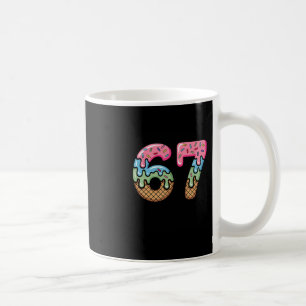 Ice Cream Drip Meme Funny Six Seven 67 Present  Coffee Mug