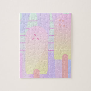 Ice Cream Drip Pastel Jigsaw Puzzle