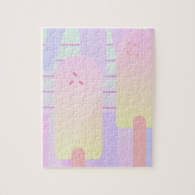 Ice Cream Drip Pastel Jigsaw Puzzle (Vertical)