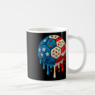 Ice Cream Drip Soccer Stuff 4th Of July Boys Kids  Coffee Mug