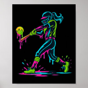 Ice Cream Drip Softll Player Softll Drip Women Gir Poster