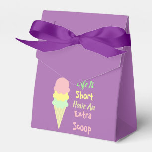Ice Cream Extra Scoop Favor Box