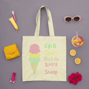 Ice Cream Extra Scoop Tote Bag