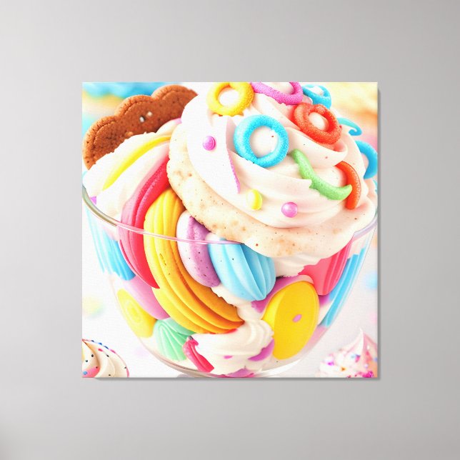 Ice Cream Five Canvas Print (Front)