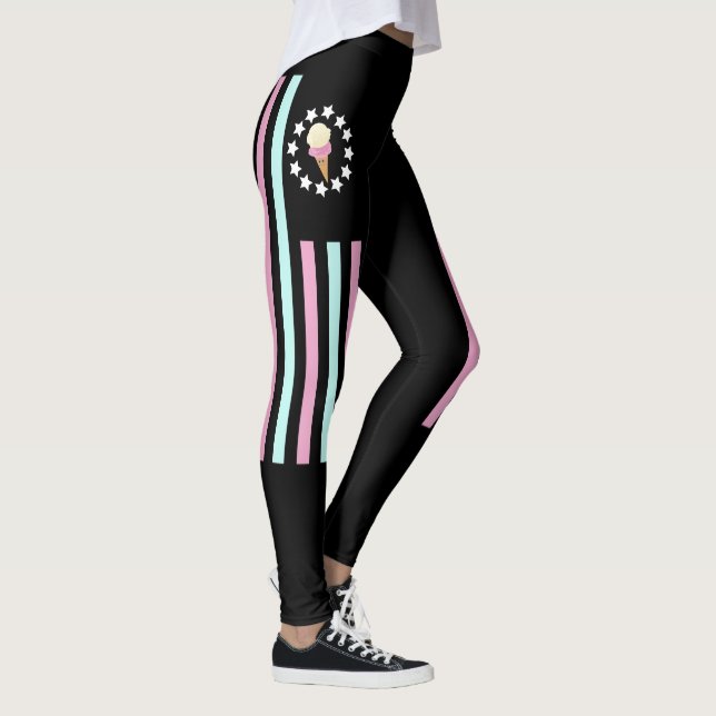 Ice Cream - Flag Leggings (Right)
