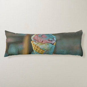 Ice cream flavour body pillow