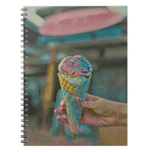 Ice cream flavour notebook