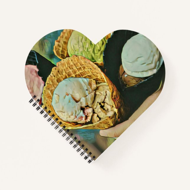 Ice cream flavour notebook (Front)