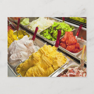 Ice cream flavours, Paris Postcard