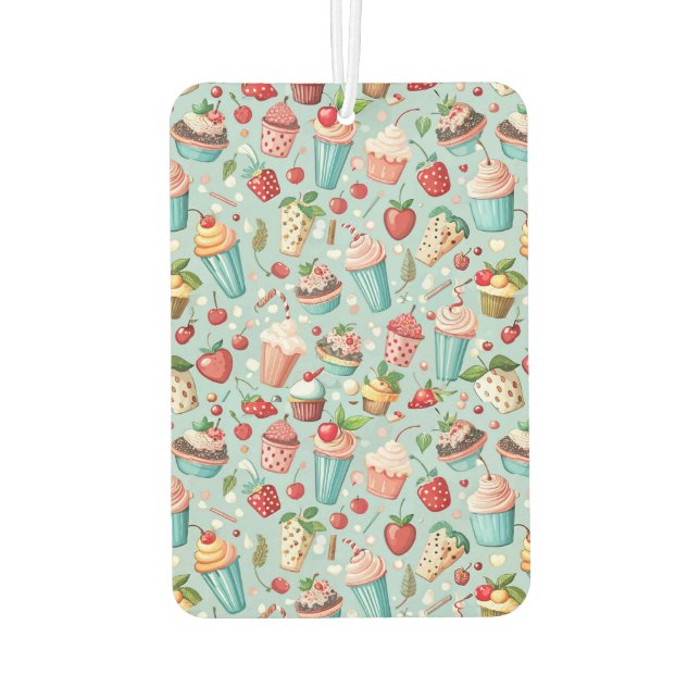 Ice Cream Fun Air Freshener (Back)