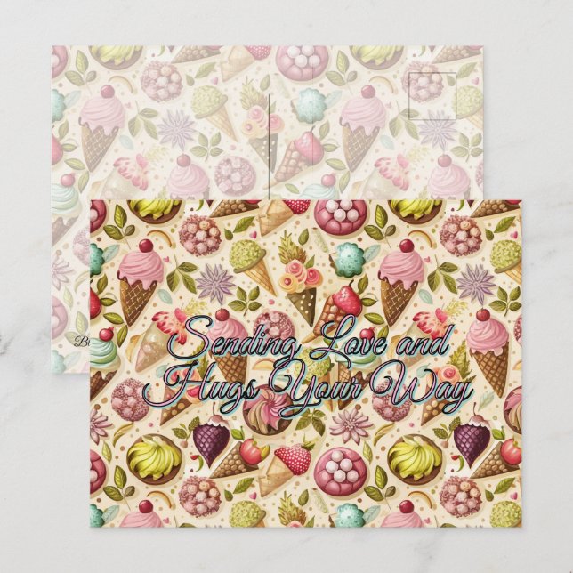 Ice Cream Fun Postcard (Front/Back)