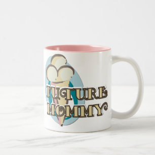 Ice Cream Future Mommy Tshirts and Gifts Two-Tone Coffee Mug