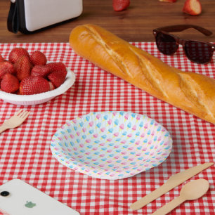 Ice Cream Gender Reveal Paper Plate