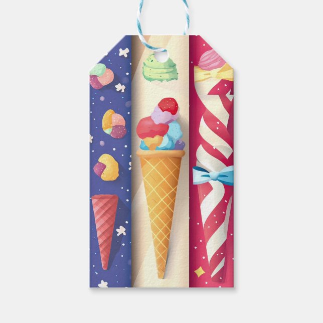 Ice Cream Gift Tags (Front)