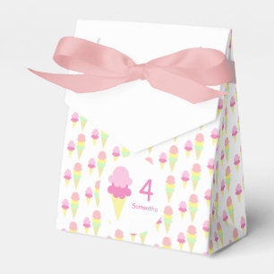 Ice Cream Girl Birthday Favor Box