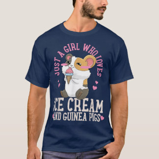 Ice Cream Guinea Pig Kawaii  T-Shirt