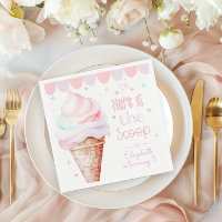 Ice cream Heres the scoop birthday party 