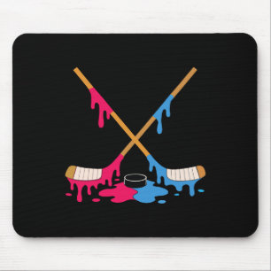Ice Cream Hockey Drip Colorful Sprinkles Boys Yout Mouse Pad