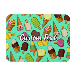 Ice Cream Icons Magnet