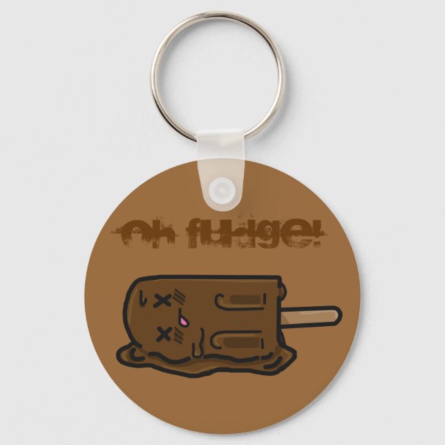 Ice Cream Key Chain Oh Fudge! (Front)