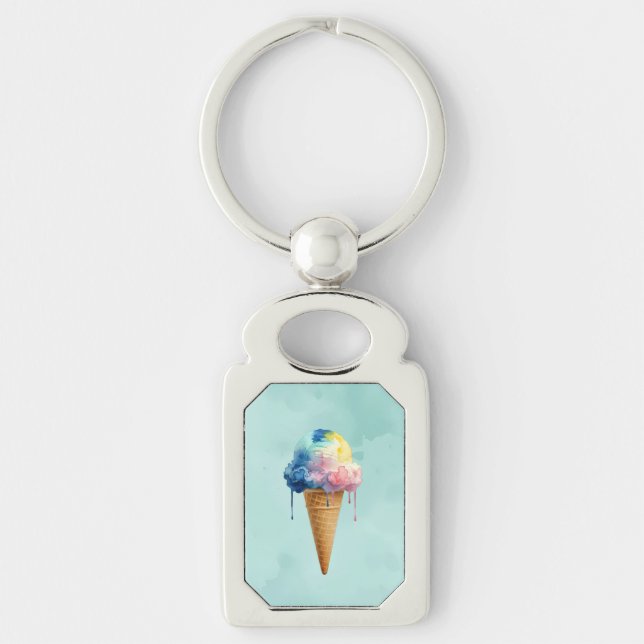 Ice Cream Keychain (Front)