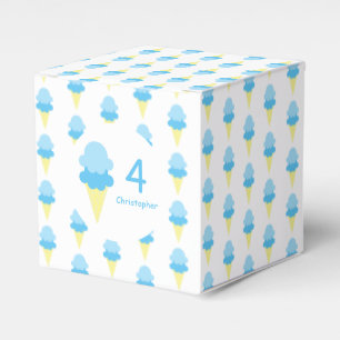Ice Cream Kids Summer Birthday Favor Box