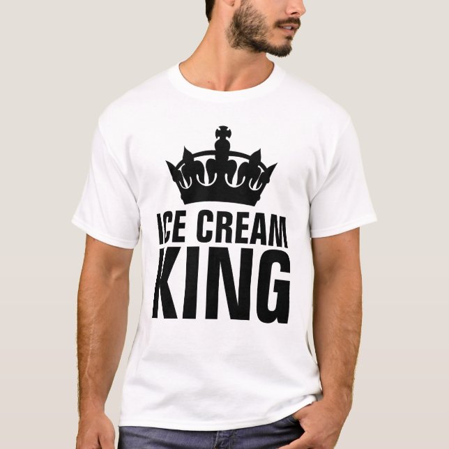 ICE CREAM KING mens dad T-SHIRT (Front)
