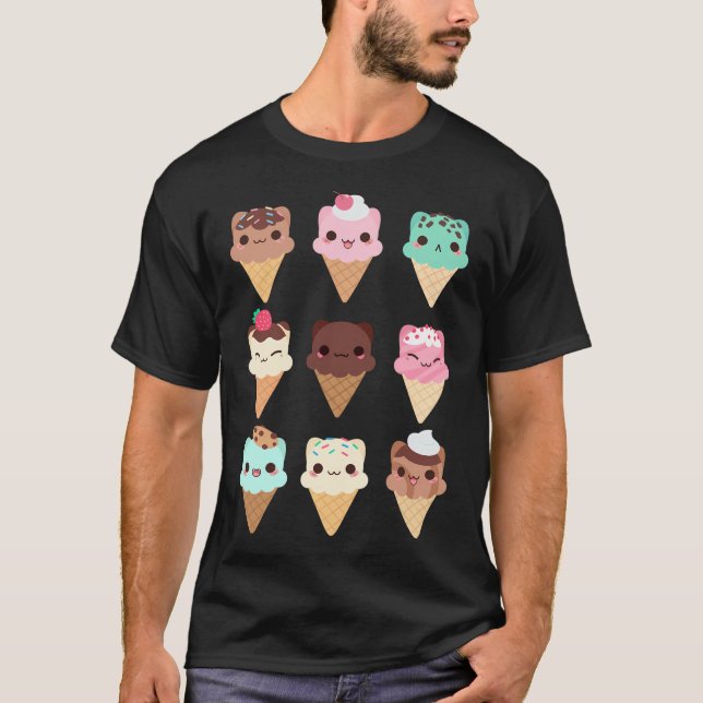 Ice Cream Kittens T-Shirt (Front)
