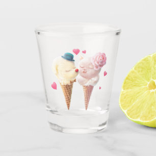 Ice Cream Love Shot Glass