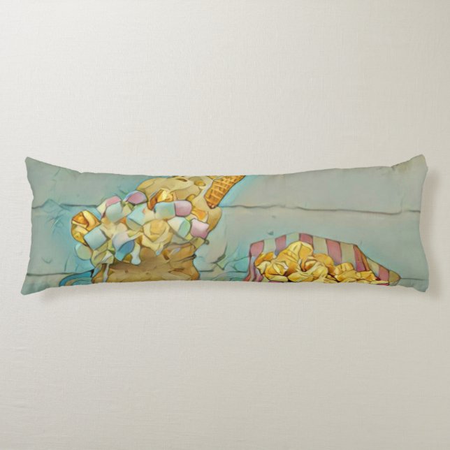 Ice cream lover gift body pillow (Front)