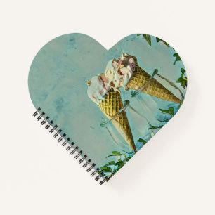 Ice cream lover gift notebook