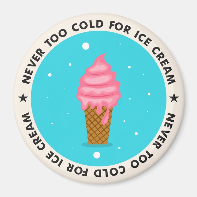 Ice Cream  Magnet (Front)