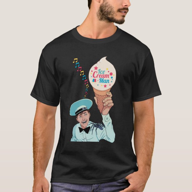 ICE CREAM MAN IMAGE   T-Shirt (Front)