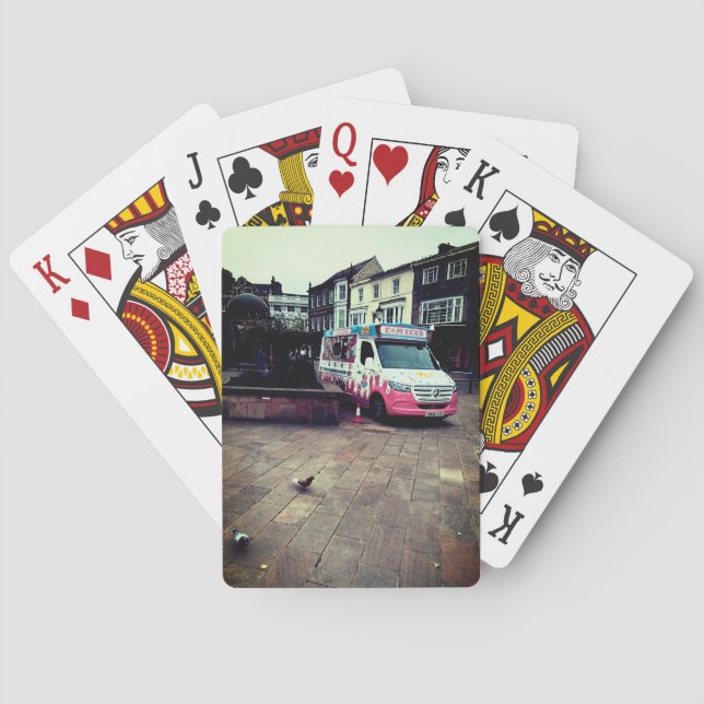 Ice cream man playing cards (Back)