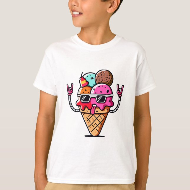 ice cream man T-Shirt (Front)