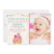 Ice Cream Mint Pink Party Birthday Invitation
