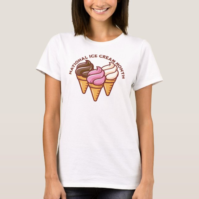 Ice Cream Month T-Shirt (Front)