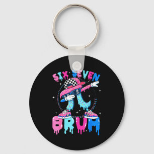 Ice cream number six seven bruh 67 meme day 3.14 keychain