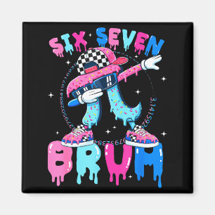 Ice cream number six seven bruh 67 meme day 3.14 magnet