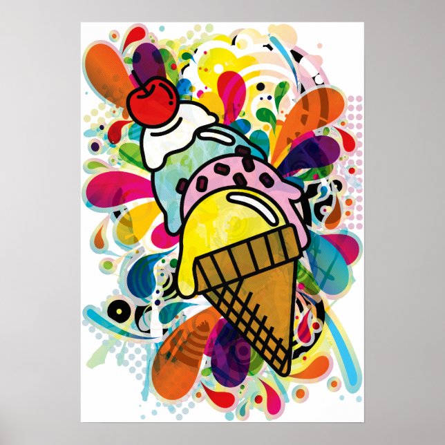 Ice_Cream_Paint Poster (Front)