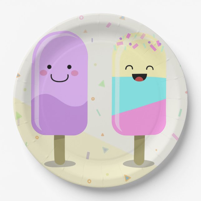 Ice Cream Paper Plate (Front)