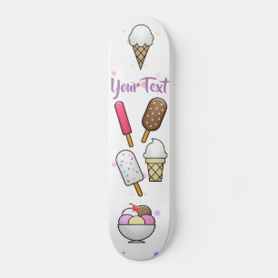 Ice Cream Parlour Dream  Skateboard