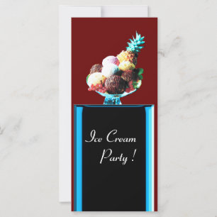 ICE CREAM PARTY - DESERT SHOP,blue red black