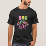 Ice Cream Party Theme Brother Bro Of The Birthday  T-Shirt<br><div class="desc">Ice Cream Party Theme Brother Bro Of The Birthday Girl  .</div>