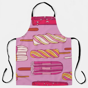 Ice cream pattern,illustration. apron