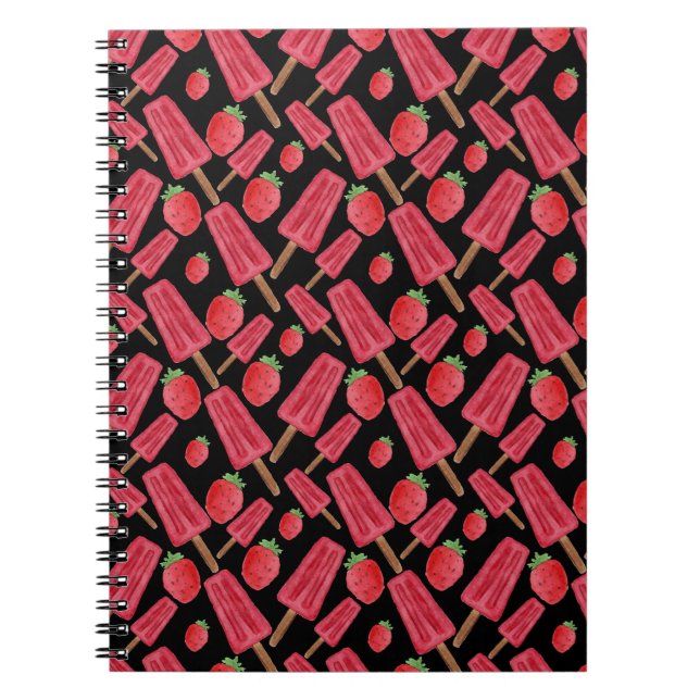 Ice cream pattern | Lollies pattern | lollipop 10 Notebook (Front)